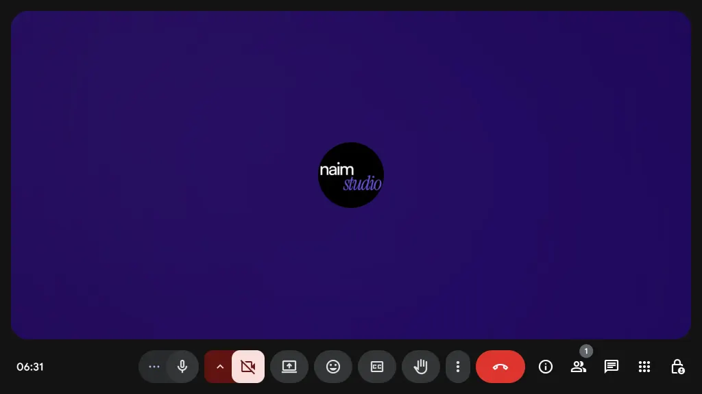 Un appel de découverte en visio avec Naimstudio